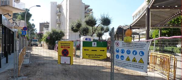 Se inicia la remodelación del segundo tramo del pasaje de la Jota y el asfaltado de la segunda fase de la calle Fra Juniper Serra
