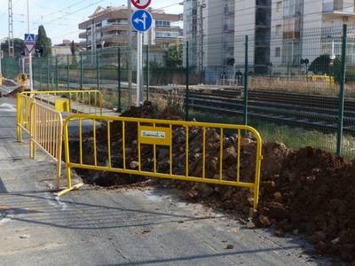 Se inician las obras de construcción de una red de pluviales en la calle Carles Roig