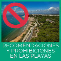 Recomendaciones y prohibiciones en las playas