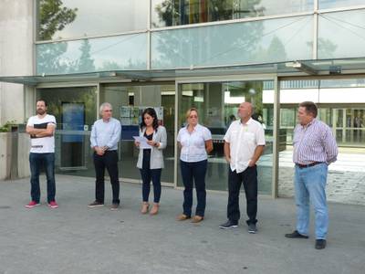 Salou se adhiere a la convocatoria internacional de Huelga Mundial por el Clima celebrada hoy