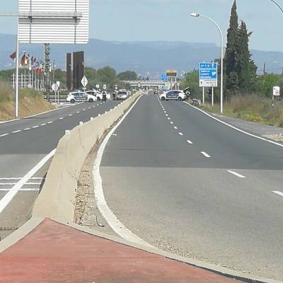 Salou realiza controles en las carreteras de acceso para evitar las entradas al municipio, durante todo el fin de semana