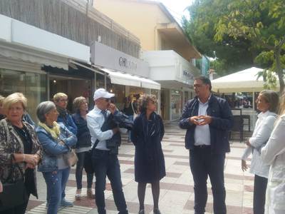 Comerciantes de Salou visitan Platja d'Aro en un Retail Tour organizado por la concejalía de Promoción Económica y Comercio