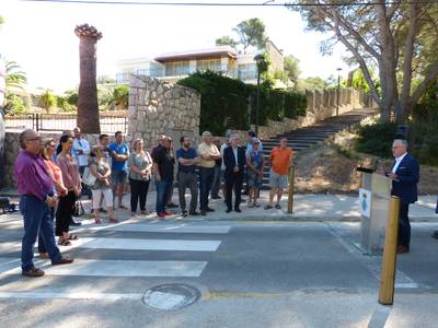 El alcalde Pere Granados inaugura el pasaje del Pinatell