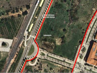 Salou prevé un espacio para aparcamiento junto a la futura estación de trenes Salou-PortAventura
