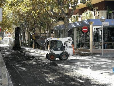 Se inician las obras de reparación del pavimento de varios viales del municipio