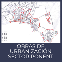 obras urbanización sector ponent