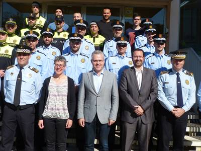 A partir de hoy Salou contará con 14 nuevos agentes interinos de refuerzo para la Policía Local