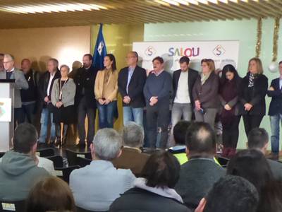 El alcalde de Salou, y la Corporación municipal, felicitan las fiestas a los funcionarios del Ayuntamiento
