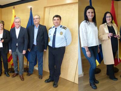 El Ayuntamiento entrega el pin de plata a 2 trabajadoras de Salou por sus 25 años de servicio