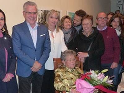 Homenaje a Rosa Mariné y Ferré, la mujer mayor de Salou