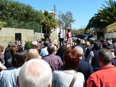 Salou estrecha lazos con la comunidad aragonesa poniendo el nombre de 'Los Fayos' a una nueva calle del municipio