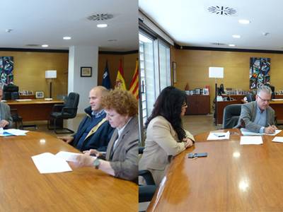 Bienestar y Servicios Sociales de Salou renueva el convenio de colaboración con Cáritas Interparroquial y con la Asociación de Asistencia Social Eluzai