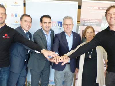 Fundación Port Aventura y la Asociación «Pàdel amb Tu» inician un proyecto socio-educativo en el municipio de Salou