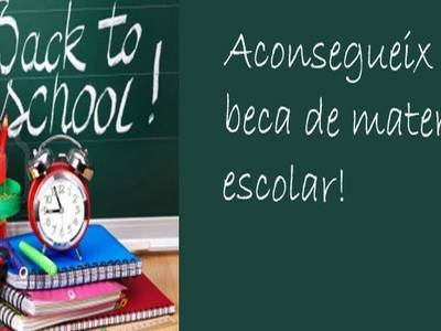 Educación abre el plazo para las becas de material escolar para el curso 2014-2015