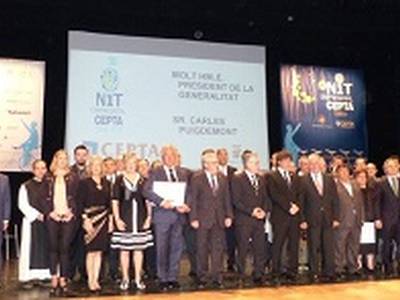 L'empresari Xavier Blasi, distingit amb el guardó d'honor de la Cepta en el marc de la Nit de l'Empresari de Salou