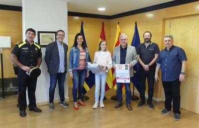 Abril Espasa Borràs, alumna de la Escola Elisabeth, gana el concurso de dibujo de las jornadas de Educación Vial