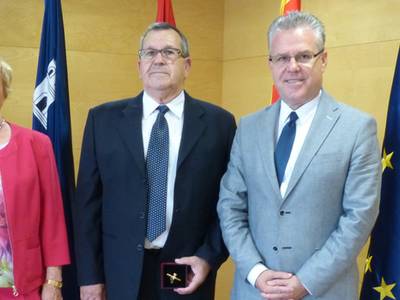 Acto de reconocimiento por la jubilación del agente de la Policía Local Miguel Molina