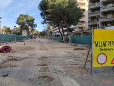Adaptaciones al tráfico por la construcción de un depósito pluvial soterrado en la avda. Carles Buïgas
