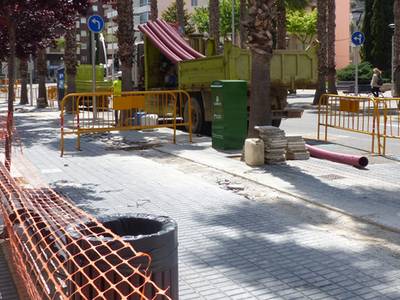 Afectación por obras de mejora de suministro eléctrico en el centro de Salou