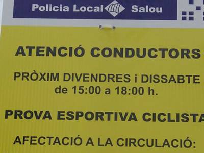 Afectaciones de tráfico en la zona de Cap Salou para la Copa de España de ciclismo de Policías y Bomberos