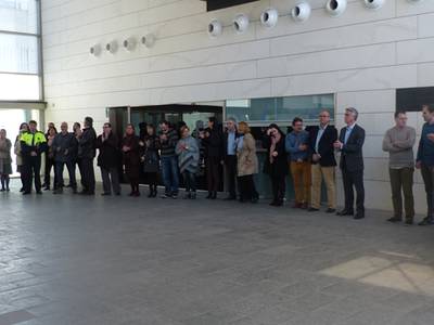 Salou hace un minuto de silencio en repulsa al atentado de Bruselas
