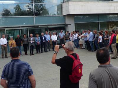 Salou se concentra por considerar desproporcionada la resolución judicial que aprisiona los presidentes del ANC y de Òmnium