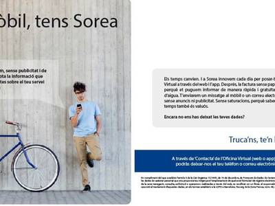 Sorea lanza en Salou y Vila-seca un innovador sistema de notificaciones de suministro de agua