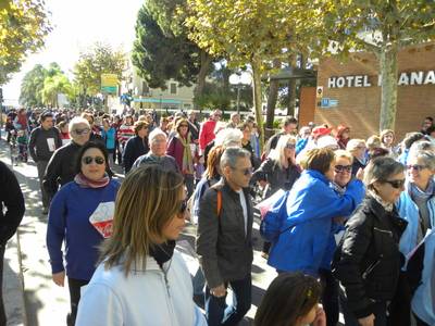 Cerca de 350 personas se suman a la quinta edición de la pedalada, la caminata y la excursión de Fiesta Mayor