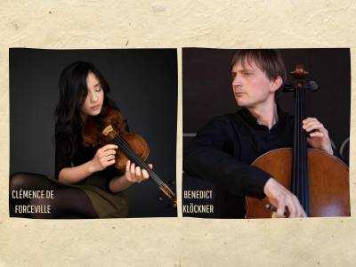 Clémence de Forceville y Benedict Klöckner, grandes virtuosos internacionales, actúan este domingo en la Torre Vella, en el marco del V Festival Internacional de Música Costa Daurada-Salou