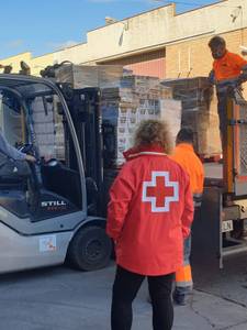 Cruz Roja Salou recibe 6 toneladas de alimentos del Fondo de Ayuda Europea para las Personas Más Desfavorecidas (FEAD), para repartirlos a 90 familias vulnerables