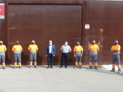 El alcalde de Salou agradece a la Brigada municipal su implicación y compromiso durante la pandemia COVID-19