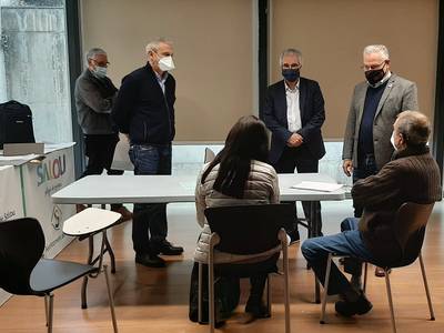 El alcalde de Salou infunde un mensaje de esperanza a los vecinos y vecinas del Barrio de la Salut, durante el trámite del procedimiento expropiatorio de las obras del Barranco de Barenys