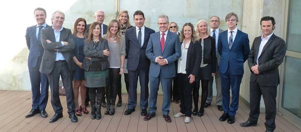 El alcalde de Salou recibe la junta del Colegio de Abogados de Tarragona
