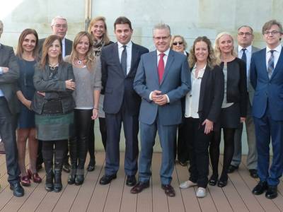 El alcalde de Salou recibe la junta del Colegio de Abogados de Tarragona