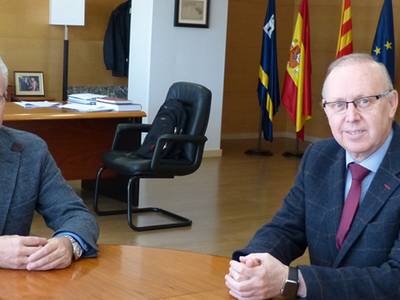 El alcalde de Salou se entrevista con el presidente de la Cámara de Comercio de Reus en el marco de los contactos de apoyo al Centro Turístico Integrado