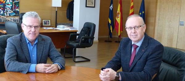 El alcalde de Salou se entrevista con el presidente de la Cámara de Comercio de Reus en el marco de los contactos de apoyo al Centro Turístico Integrado