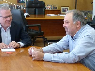 El alcalde de Salou se reúne con el secretario general de UGT en Tarragona, Joan Llort, en apoyo al Centro Turístico Integrado