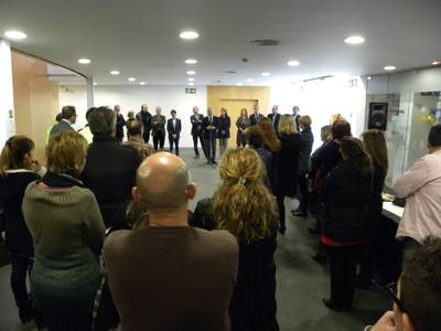 El alcalde felicita las fiestas navideñas a los funcionarios y trabajadores del Ayuntamiento de Salou