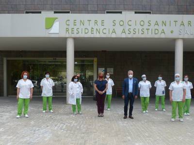 El alcalde Pere Granados pone en valor la dedicación y profesionalidad del personal del Centro Sociosanitario y Residencia Asistida STS de Salou