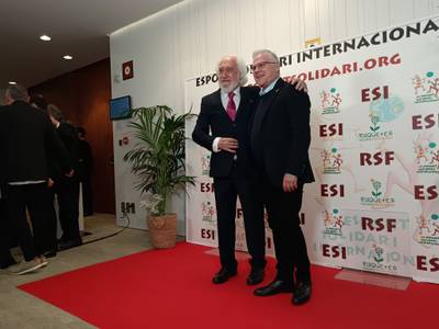 El alcalde Pere Granados representa a Salou en la gala solidaria de la Fundación ESI