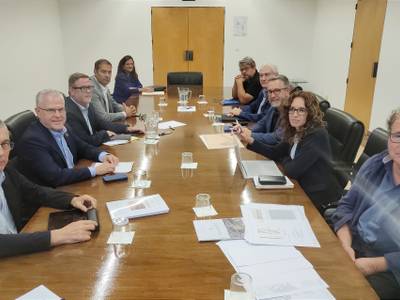El alcalde Pere Granados se reúne en la Subdelegación del Gobierno de Tarragona para tratar temas pendientes del patrimonio salouenc