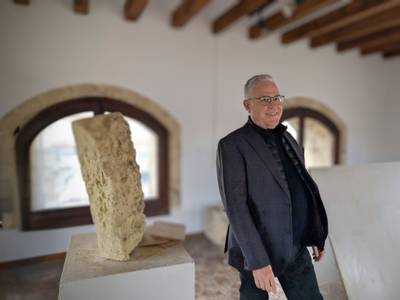 El alcalde Pere Granados visita las obras de mejora de la Torre Vella