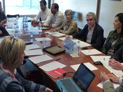 El alcalde recibe a la Asociación Empresarial Zona Turística Salou para tratar temas de interés de la zona
