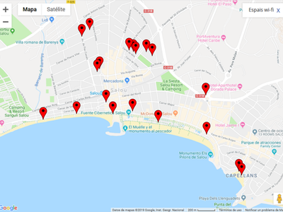 El Ayuntamiento de Salou amplía la red de puntos wifi en instalaciones municipales