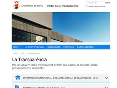 El Ayuntamiento de Salou pone en marcha el nuevo portal de Transparencia