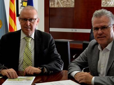 El Ayuntamiento de Salou se reúne con la Cámara de Reus para analizar la realidad ferroviaria del Camp de Tarragona