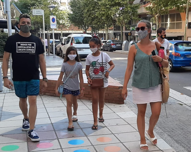 El Ayuntamiento de Salou valora positivamente el cumplimiento mayoritario del uso obligatorio de mascarillas por parte de la ciudadanía