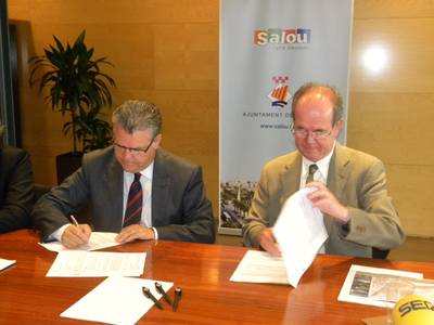 El Ayuntamiento de Salou y la UPC firman un convenio de colaboración para la realización de un paseo en el actual trazado ferroviario del municipio