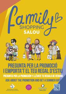El comercio salouense obsequia a la clientela con regalos durante el verano, en el marco de la campaña Family Shopping Salou