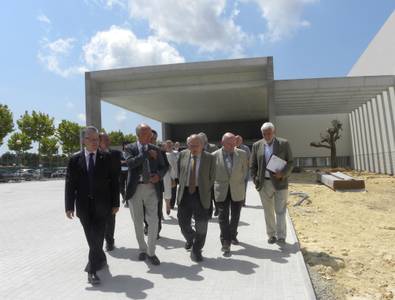 El expresidente de la Generalitat Jordi Pujol visita la Escuela Internacional en Salou
